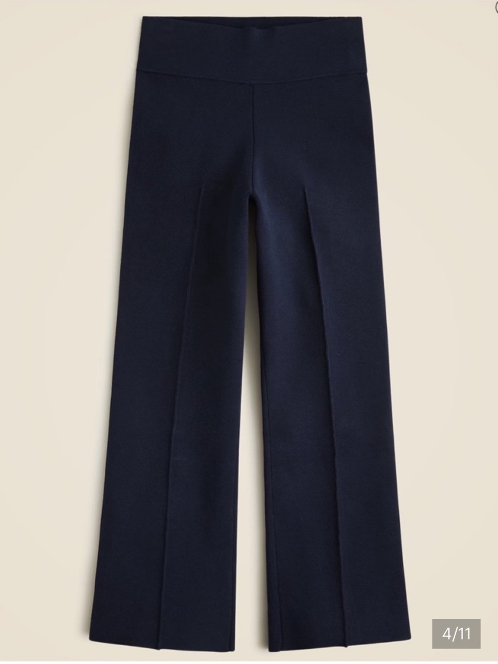 J Crew Delany Pull-On Sweater Pants